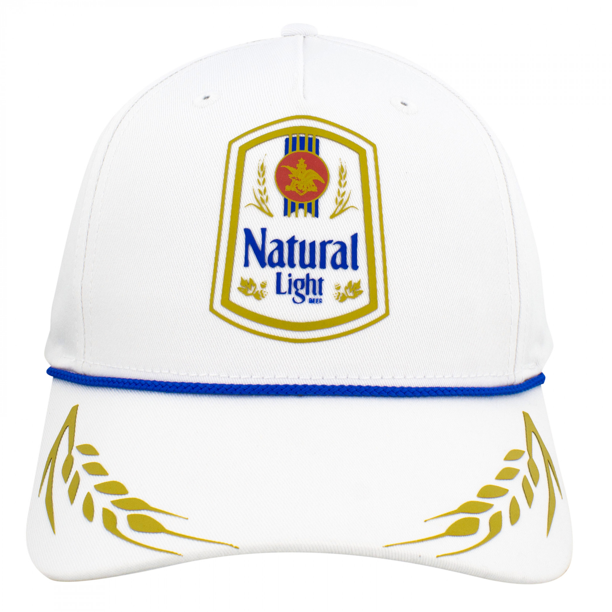 Natural Light Golden Laurels Rope Golfer Hat